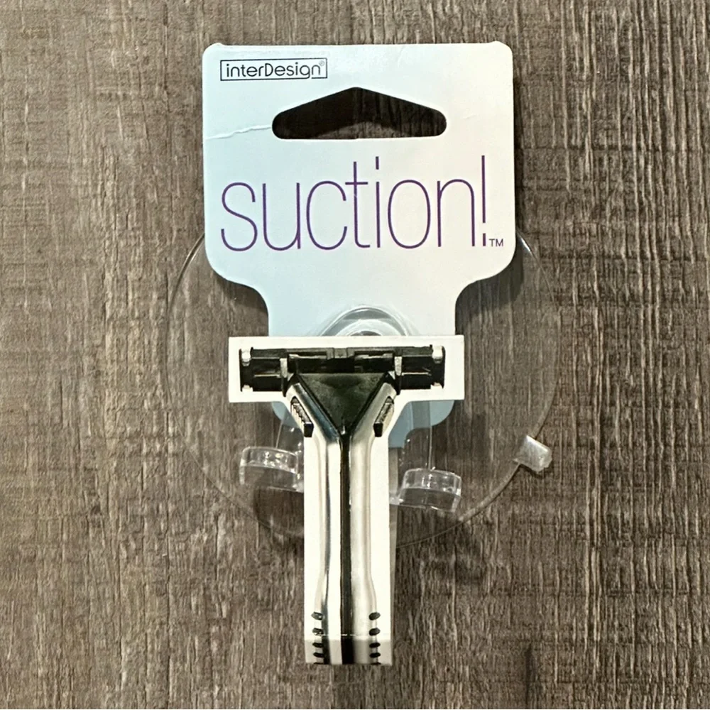 💞 New Clear Suction Razor Hook for Shower or Bathroom Mirror
